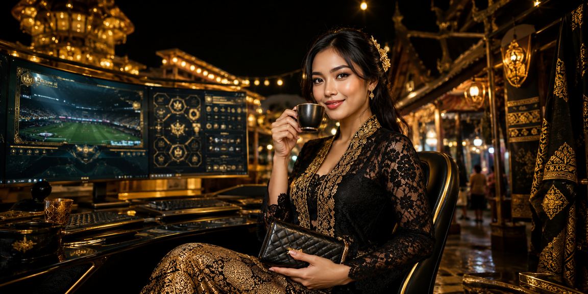 Suasana kafe esports Vietnam dengan layar besar menampilkan pertandingan kompetitif