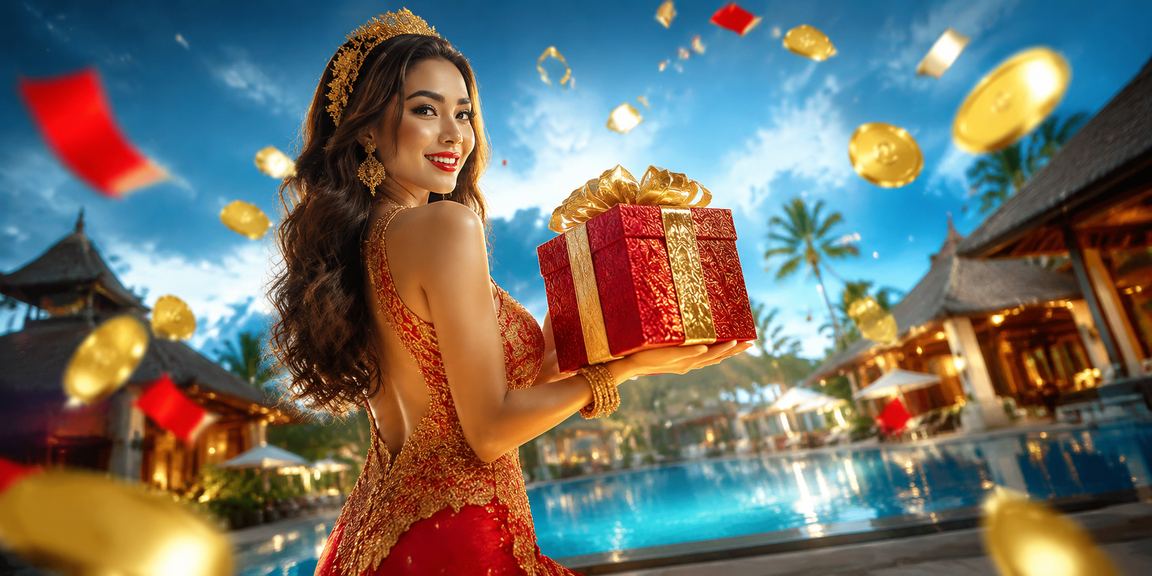Suasana festival permainan slot dengan lampu warna-warni dan layar digital bercahaya