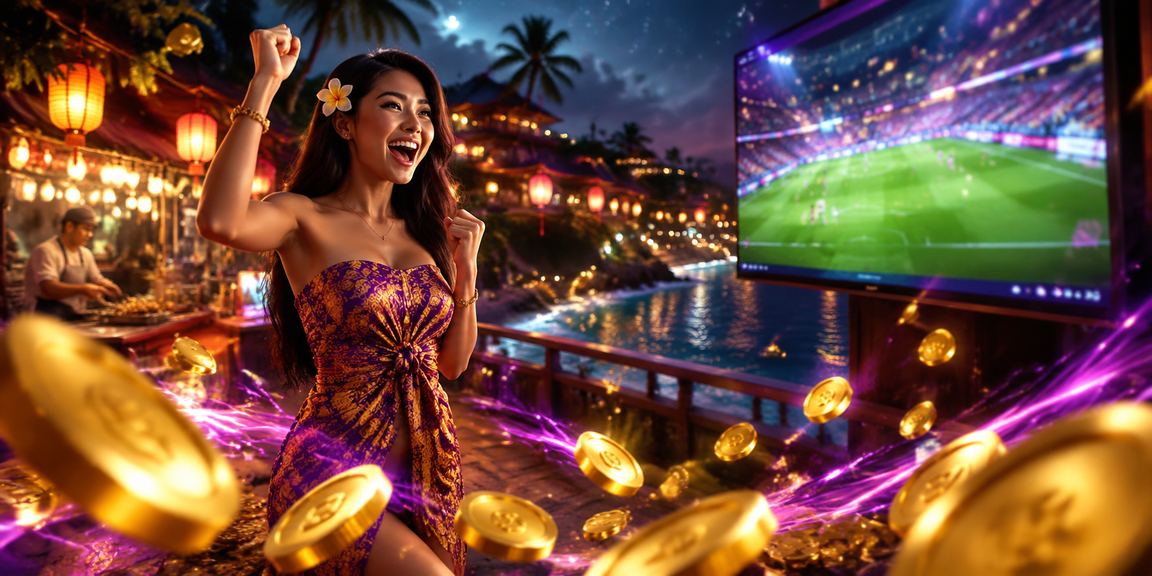 Mesin slot casino dengan dekorasi lentera festival bercahaya warna-warni